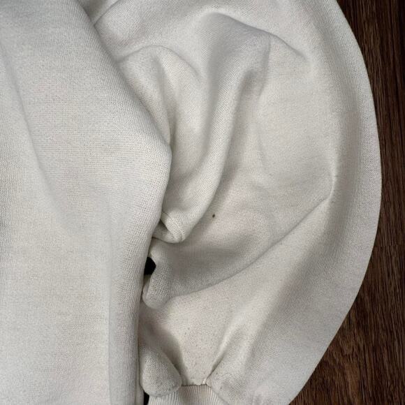 Vintage 80’s Nike Born To Run/Walk Bruce Springsteen White Crewneck Sweatshirt L - Picture 6 of 8